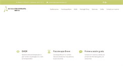 Desktop Screenshot of alcalapsicoterapia.com